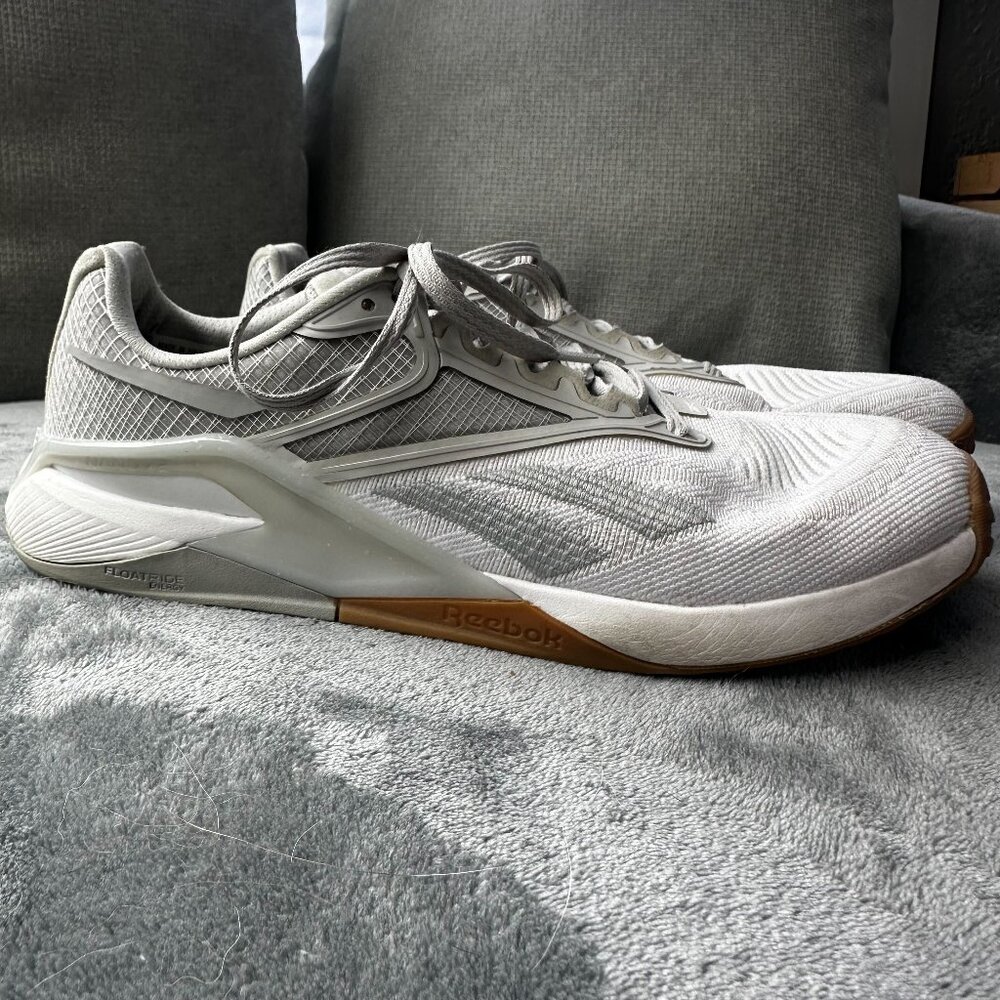 Reebok Women’s Nano X2  Grey & White Size 9